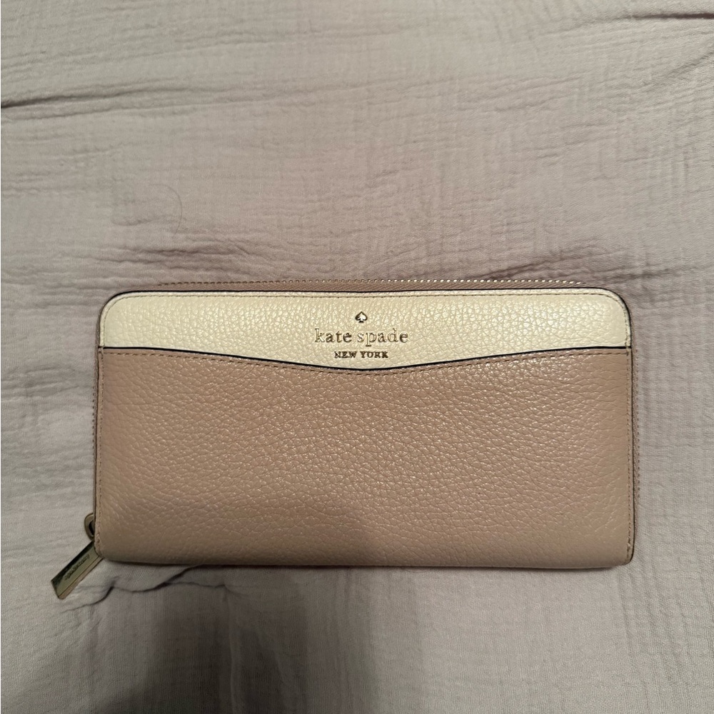 kate spade Beige and Cream Women's Wallet